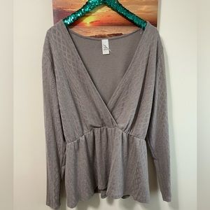 Honeyme textured sweater crossover final price